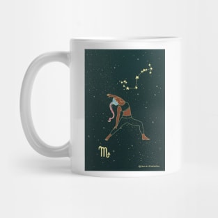 Scorpio Zodiac Yoga Girl Mug